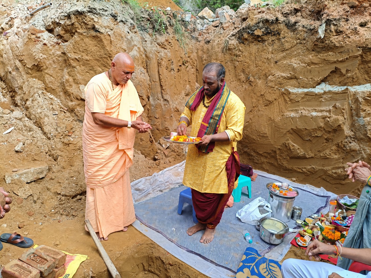 Bhoomi puja ceremony at the Ananta DieTech facility site in Bhiwadi